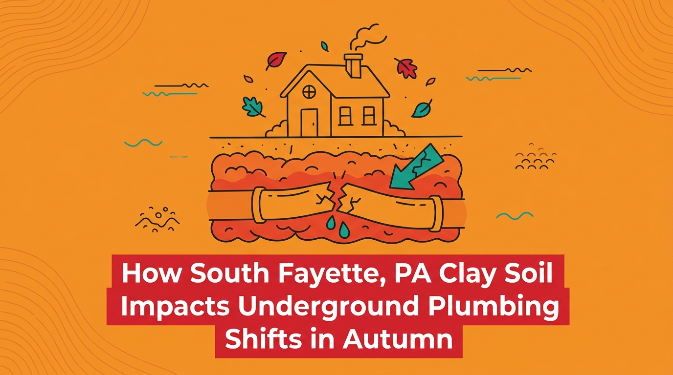 How the South Fayette Clay Soil Impacts Underground Plumbing Shifts in Autumn