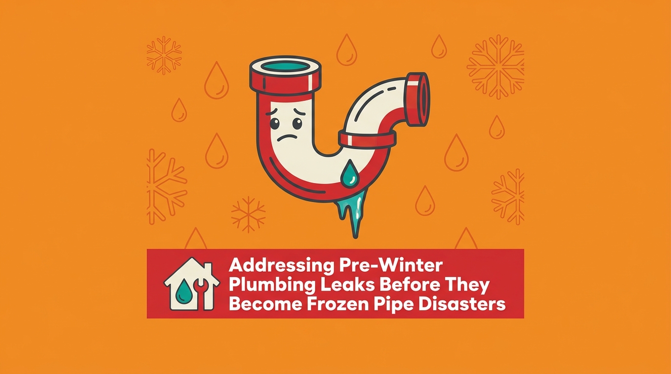 Addressing Pre-Winter Plumbing Leaks Before They Become Frozen Pipe Disasters