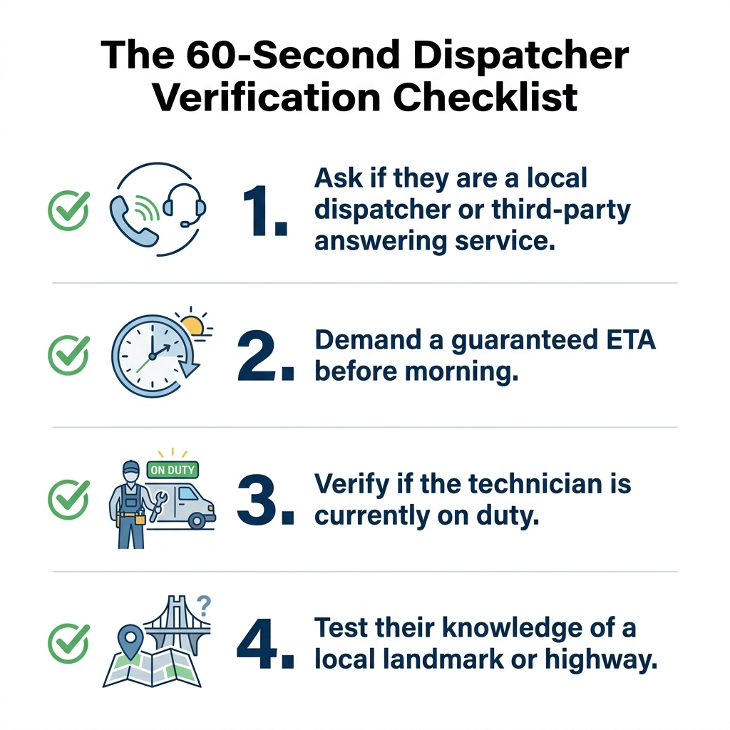 The 60-Second Dispatcher Verification Checklist