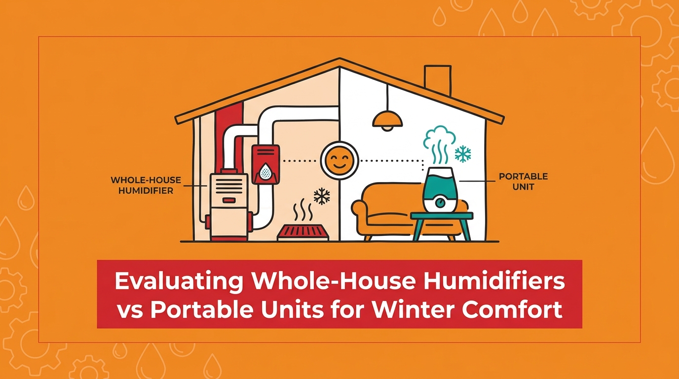 Evaluating Whole-House Humidifiers vs Portable Units for Winter Comfort