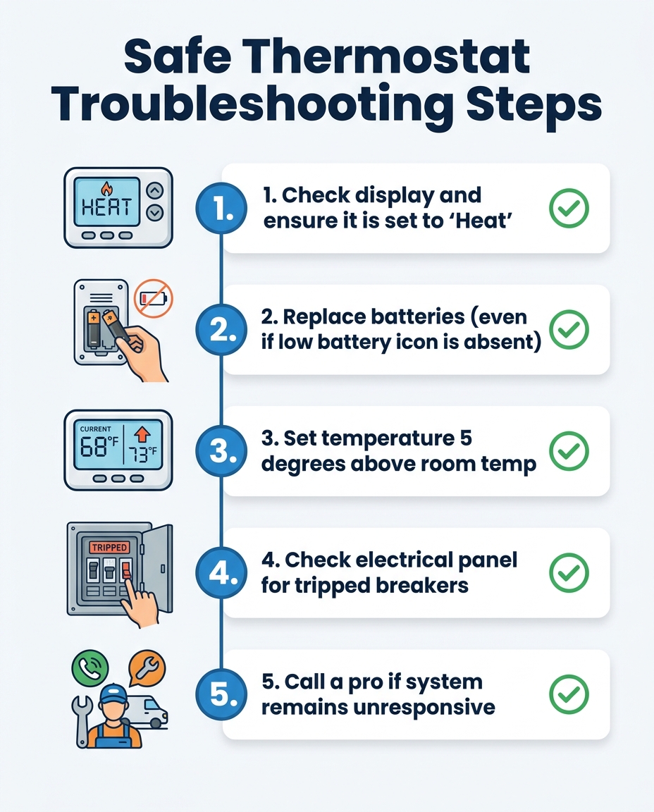 Safe Thermostat Troubleshooting Steps