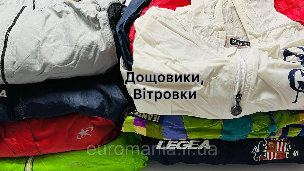 Вітровки та дощовики секонд-хенд мікс 1 сорт від 10 кг — фото 2