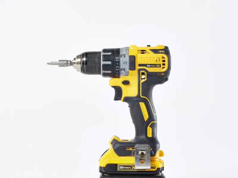 PowerBoot fitted to a cordless drill battery