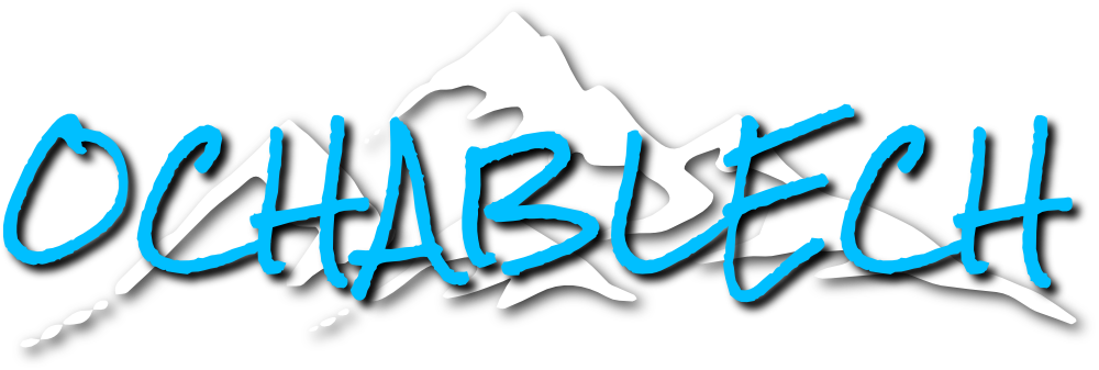 Ochablech Logo mit Bergen
