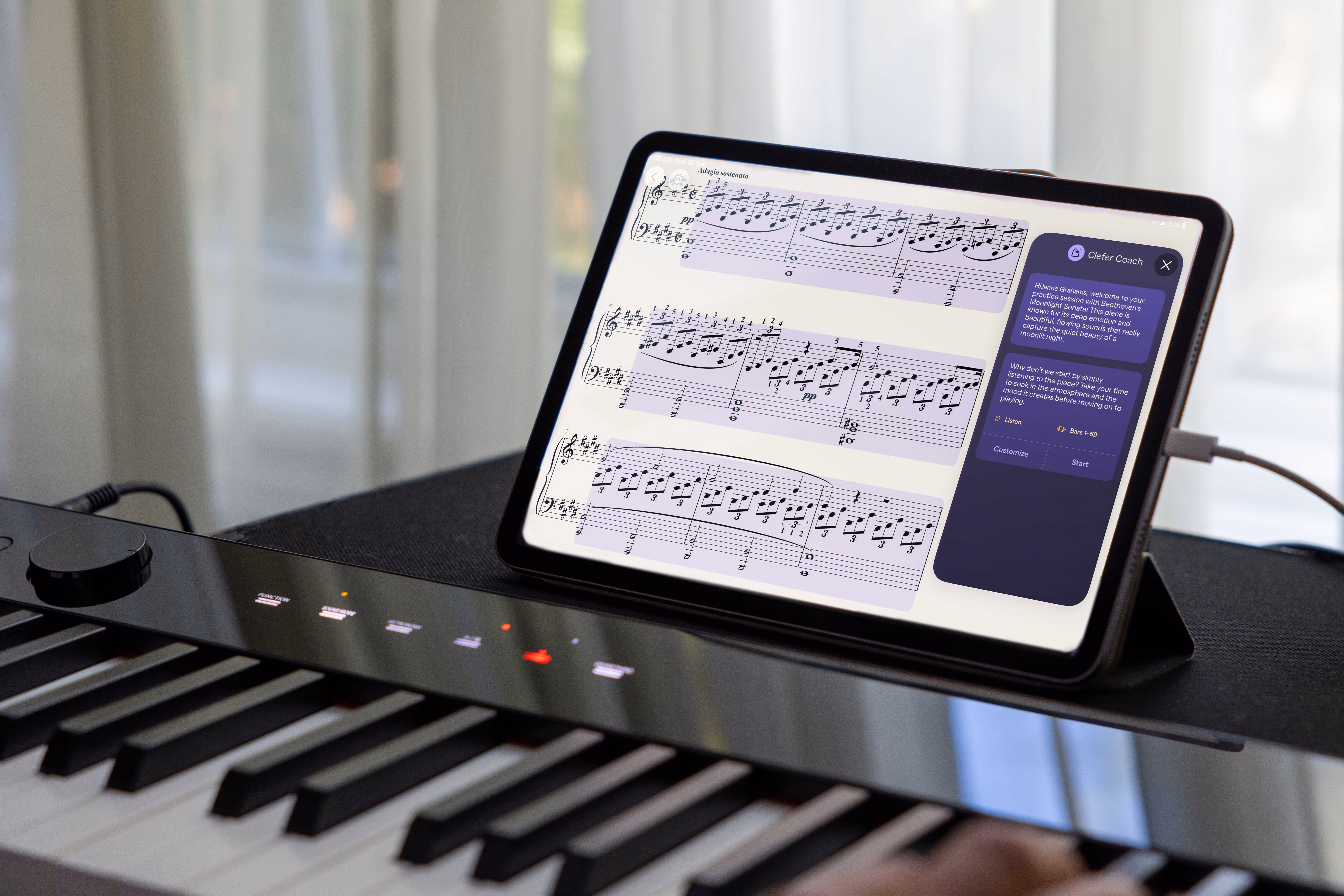 piano practice - piano app - clefer piano app