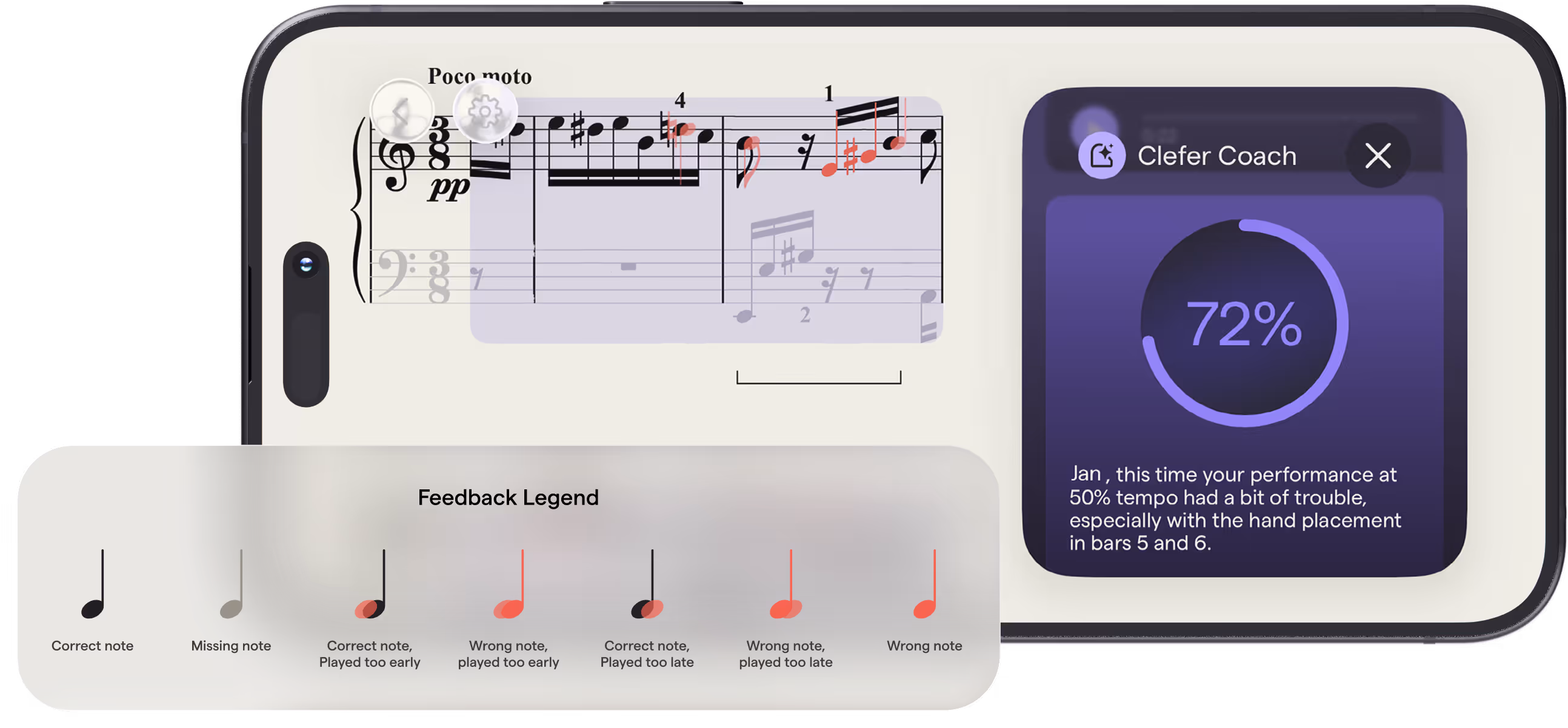 online piano lessons - clefer piano app