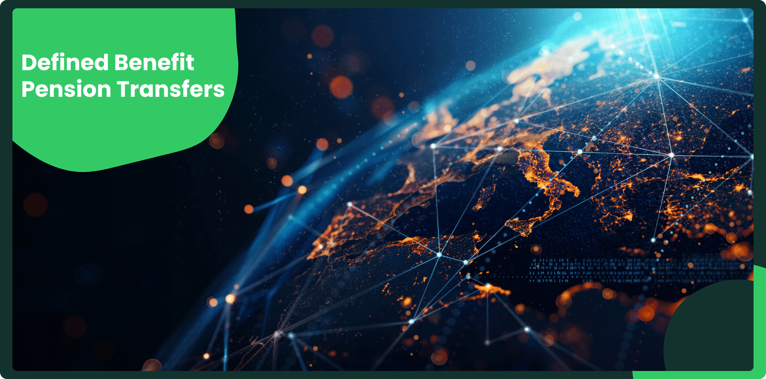 dynamic digital world map emphasize Western Europe continental for AI powered global network connectivity big data transfer cyber technology network information exchange