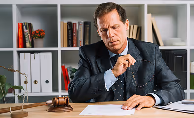 Professional financial advisor reviewing legal documents related to QROPS pension transfer rule changes