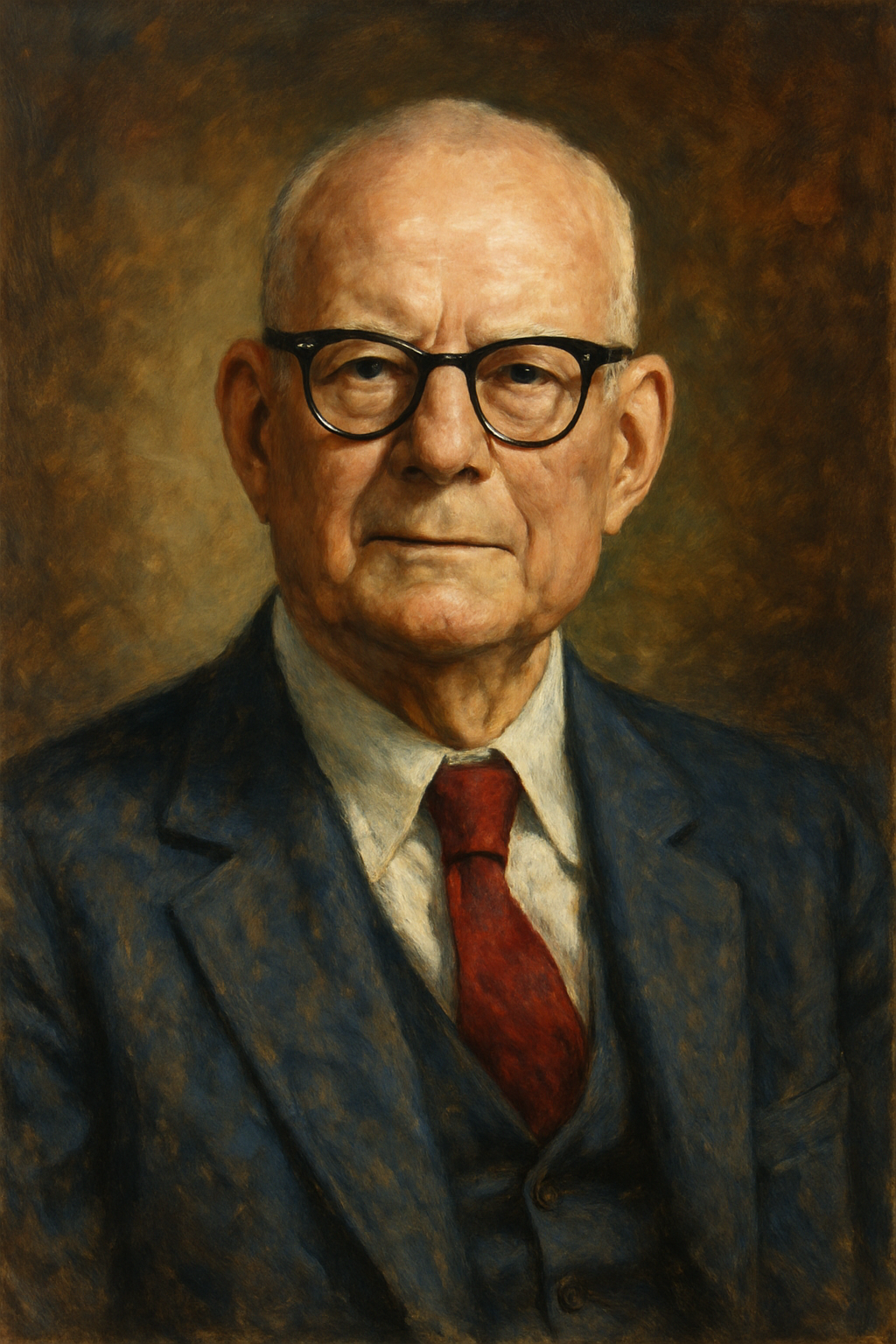 Portrait of W. Edwards Deming