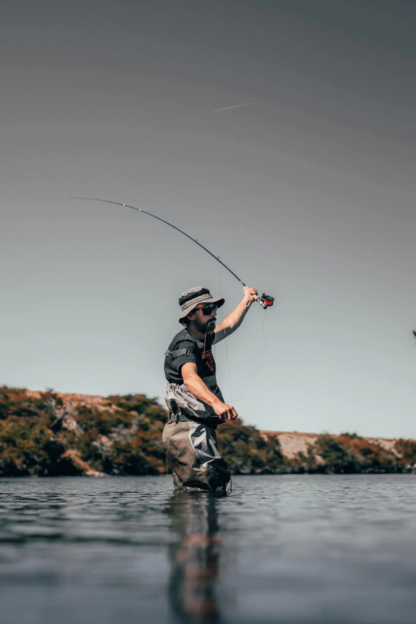 Man fishing