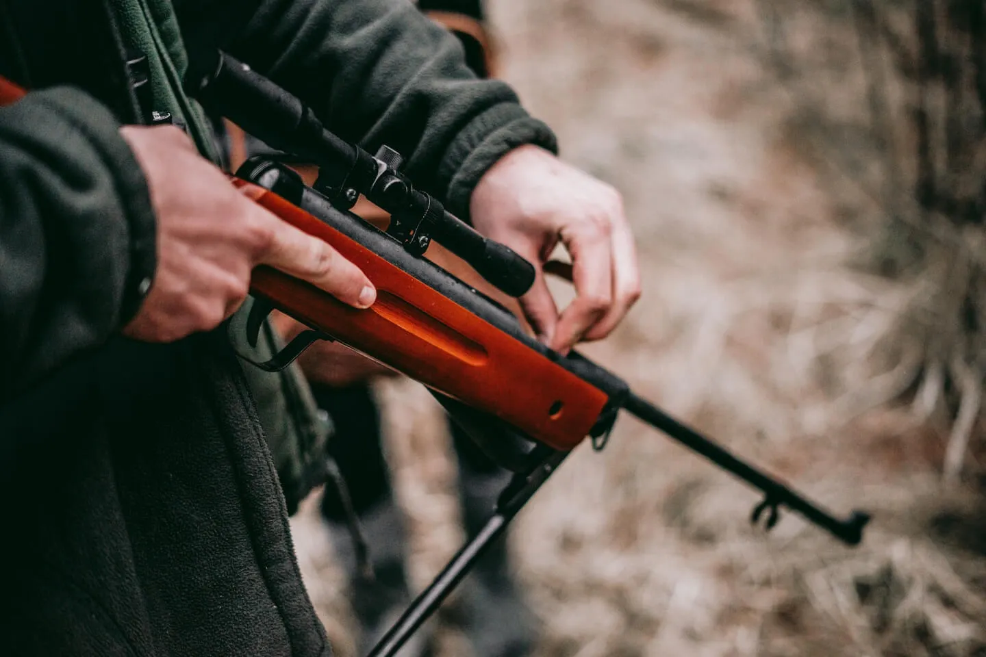Man hunts