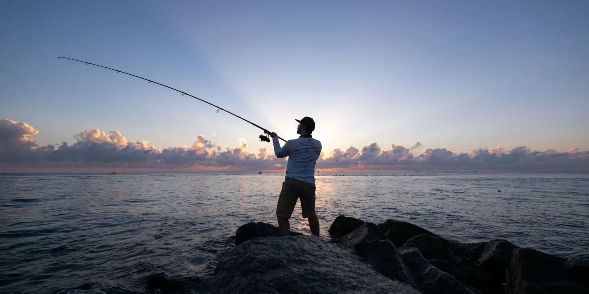 Man fishing