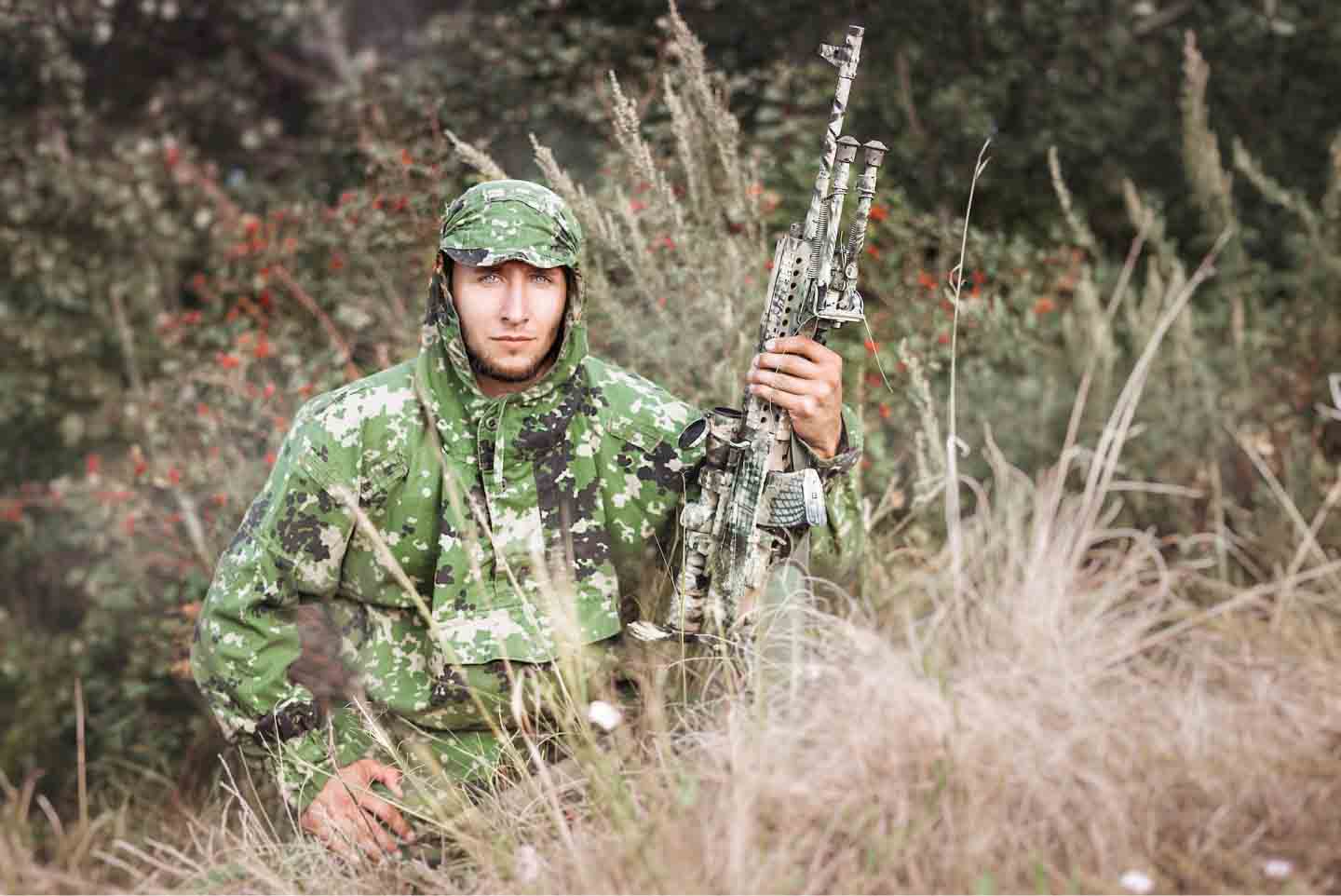 Man hunts