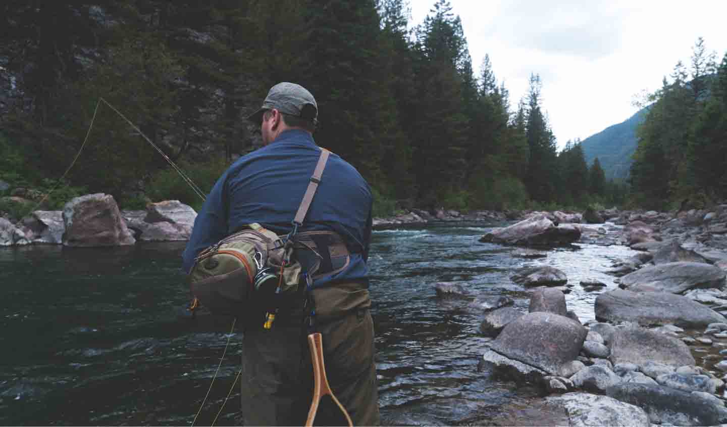 Man fishing