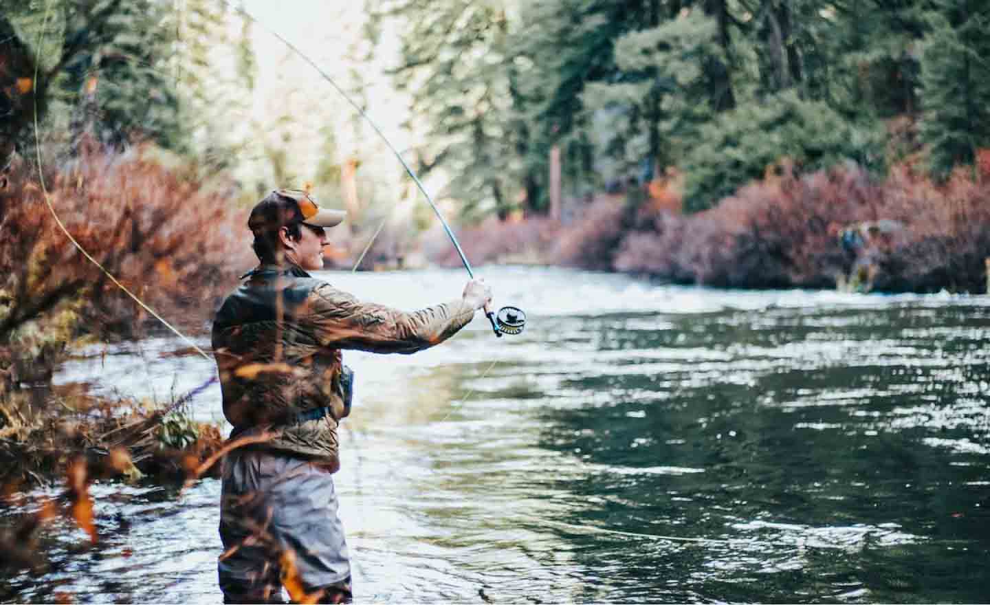 Man fishing