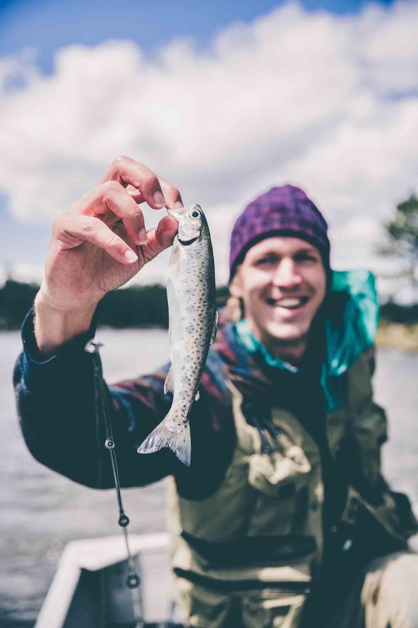 Man fishing