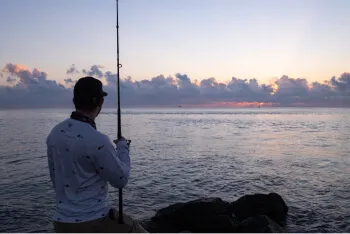 Man fishing
