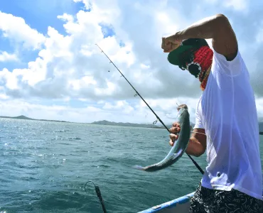 Man fishing