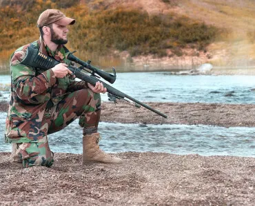 Man hunts