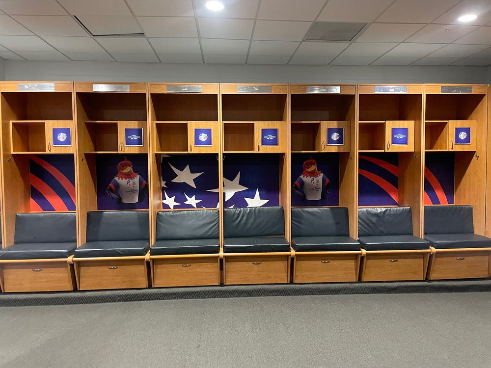 Copa America 2024 USA locker room branding