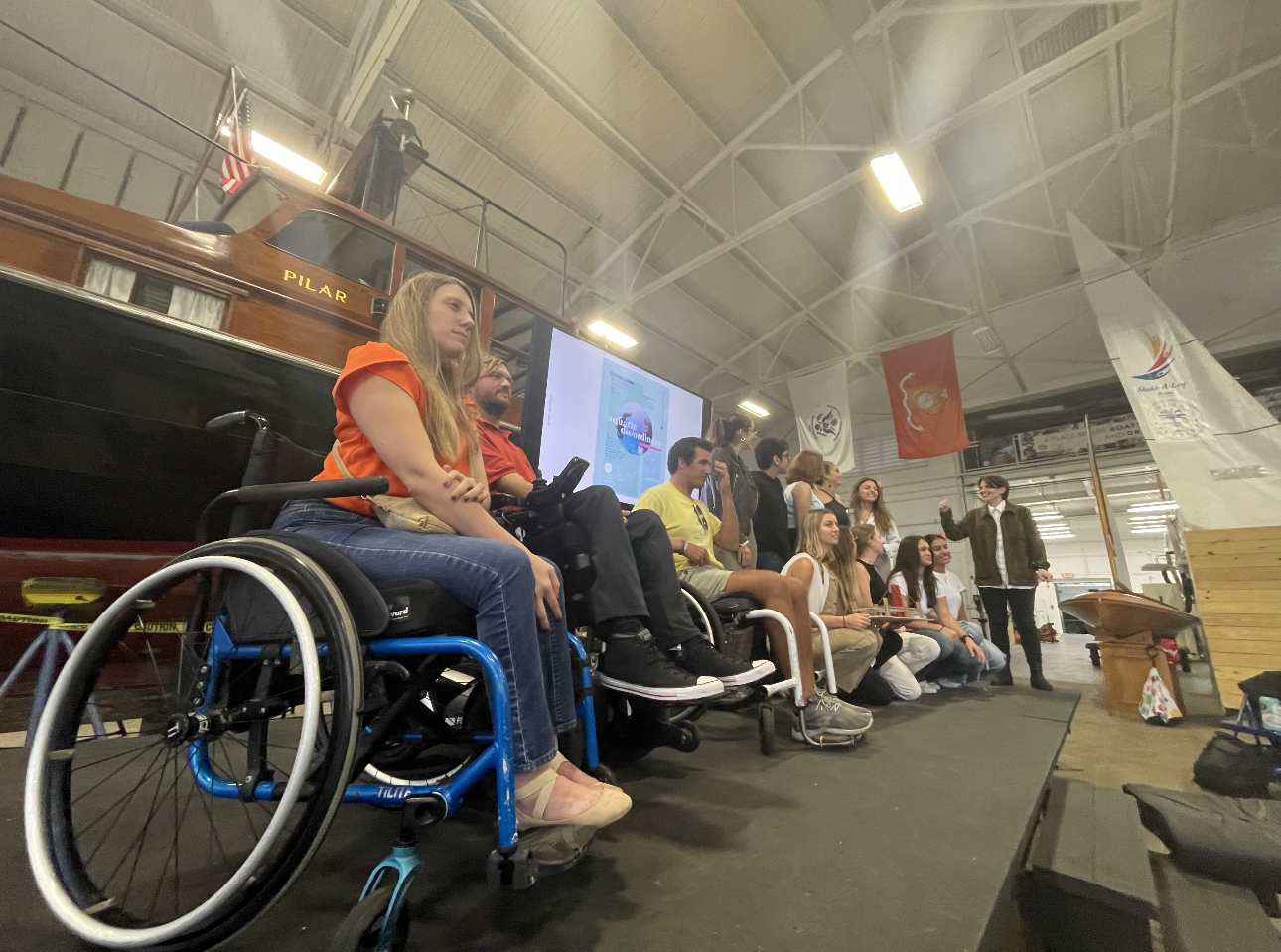 UM School of Architecture students designing accessible houseboats at Shake-A-Leg Miami
