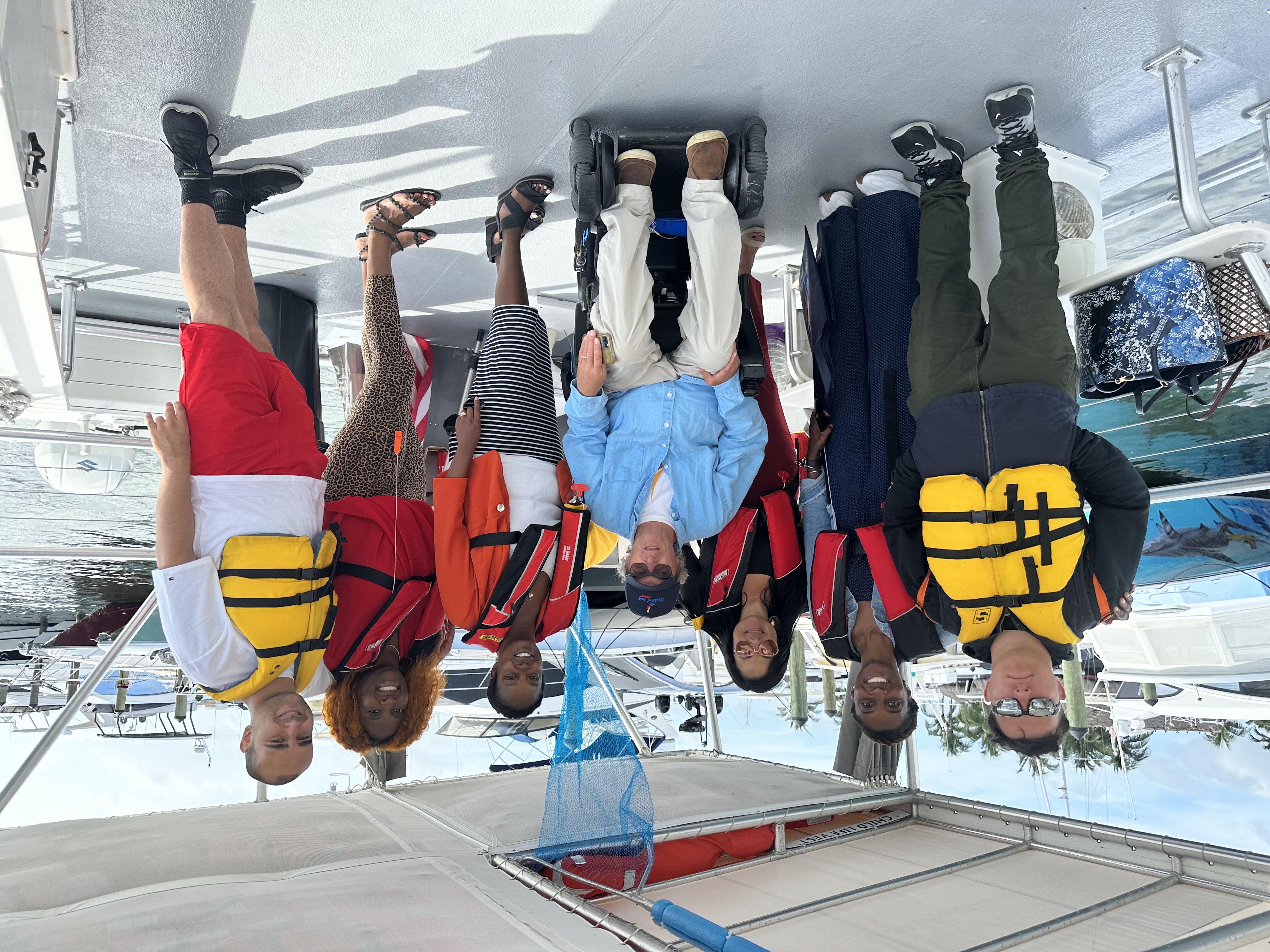 UM CARD Representative visiting Shake-A-Leg Miami Marine and Hospitality Program