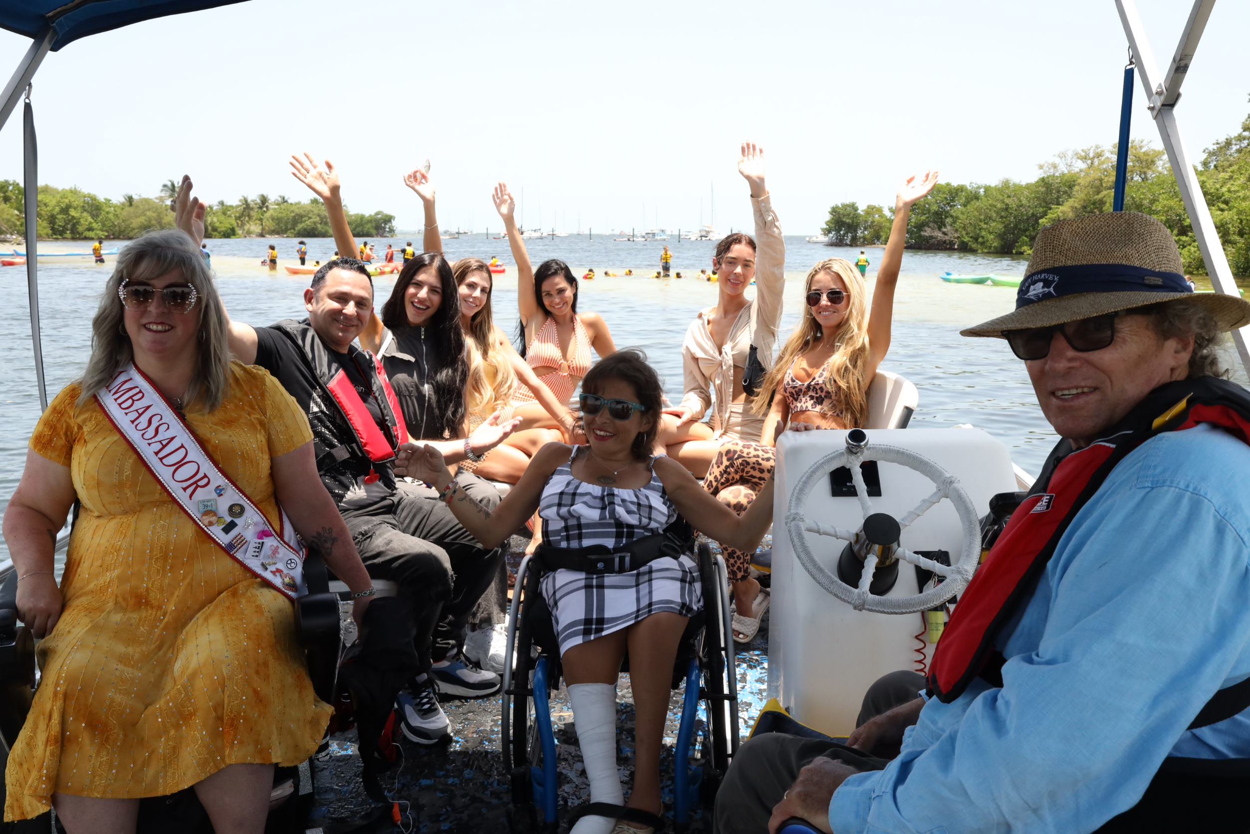 Models on the Bay Giving Back! — story of impact at Shake-A-Leg Miami adaptive water sports nonprofit