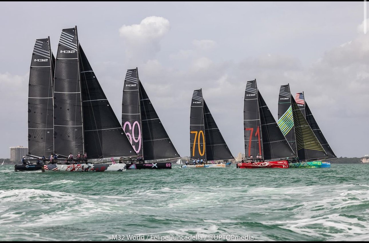 M32 Round of the Rivalry — adaptive sailing competition on Biscayne Bay at Shake-A-Leg Miami