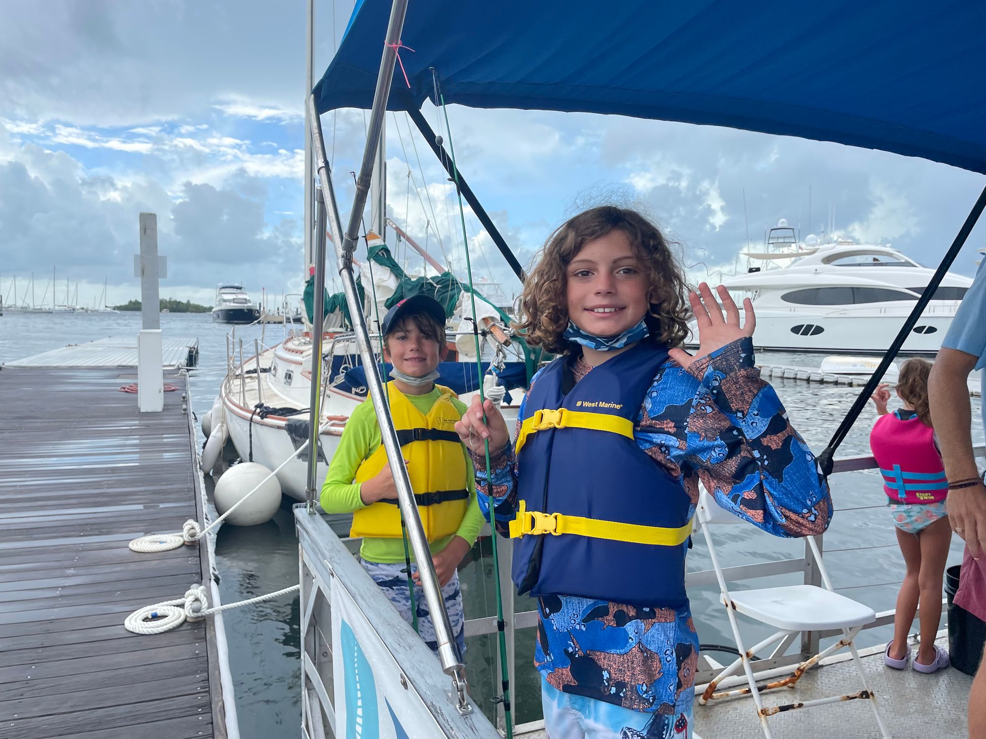 Sunday Social Program — adaptive program at Shake-A-Leg Miami in Coconut Grove on Biscayne Bay
