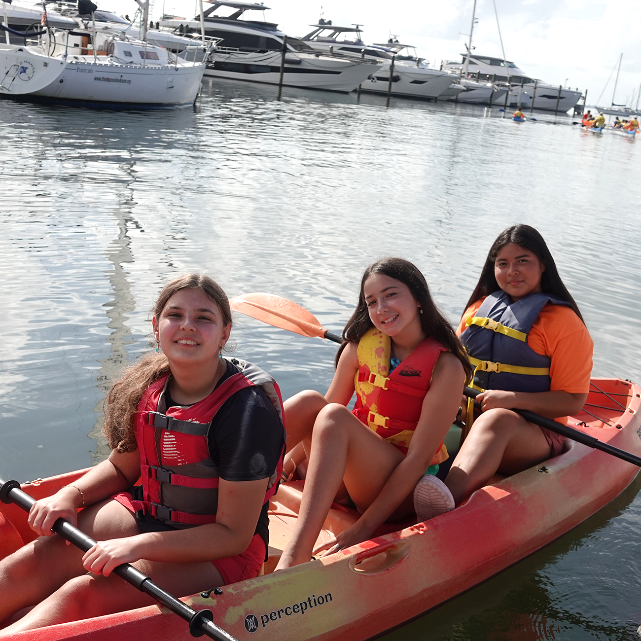 Summer camp Week 5 activity at Shake-A-Leg Miami on Biscayne Bay