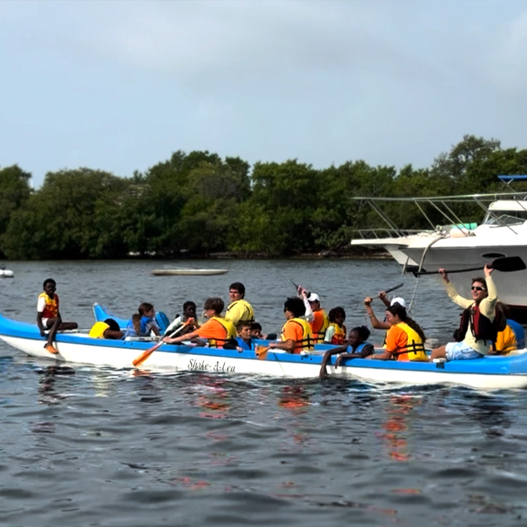 Summer camp Week 3 activity at Shake-A-Leg Miami on Biscayne Bay