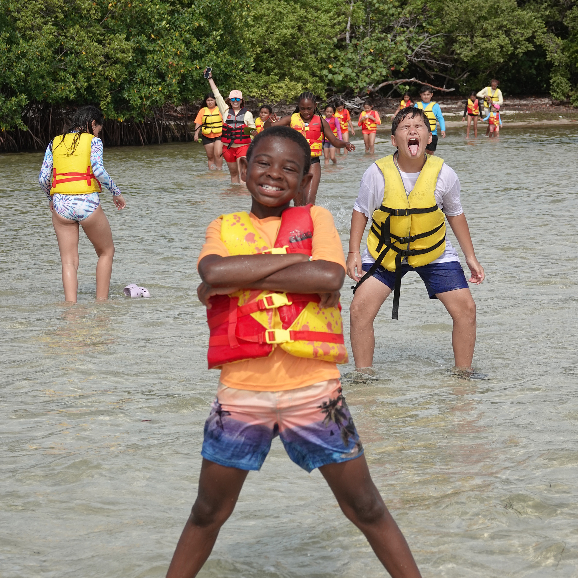 Summer camp Week 4 activity at Shake-A-Leg Miami on Biscayne Bay