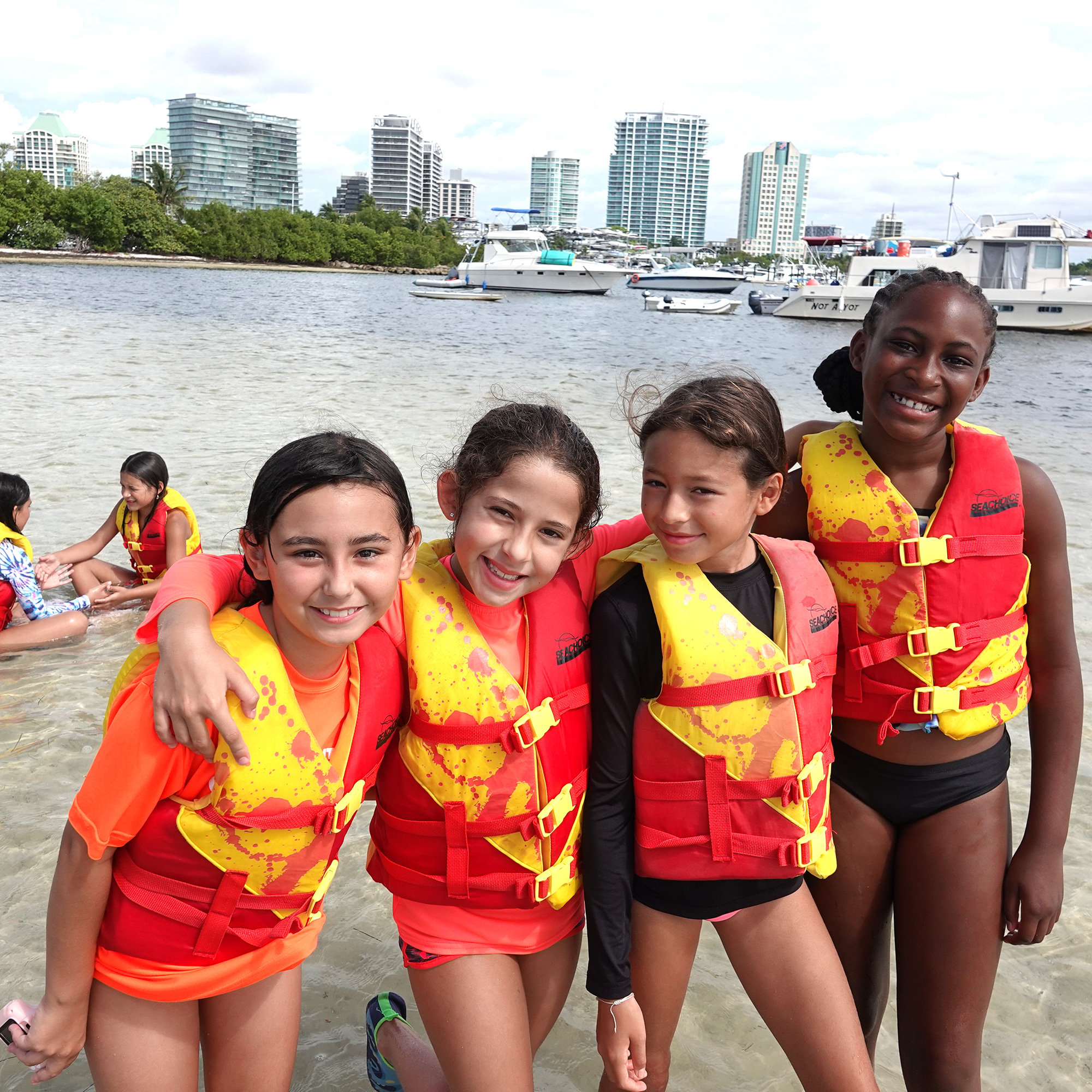 Summer camp Week 4 activity at Shake-A-Leg Miami on Biscayne Bay