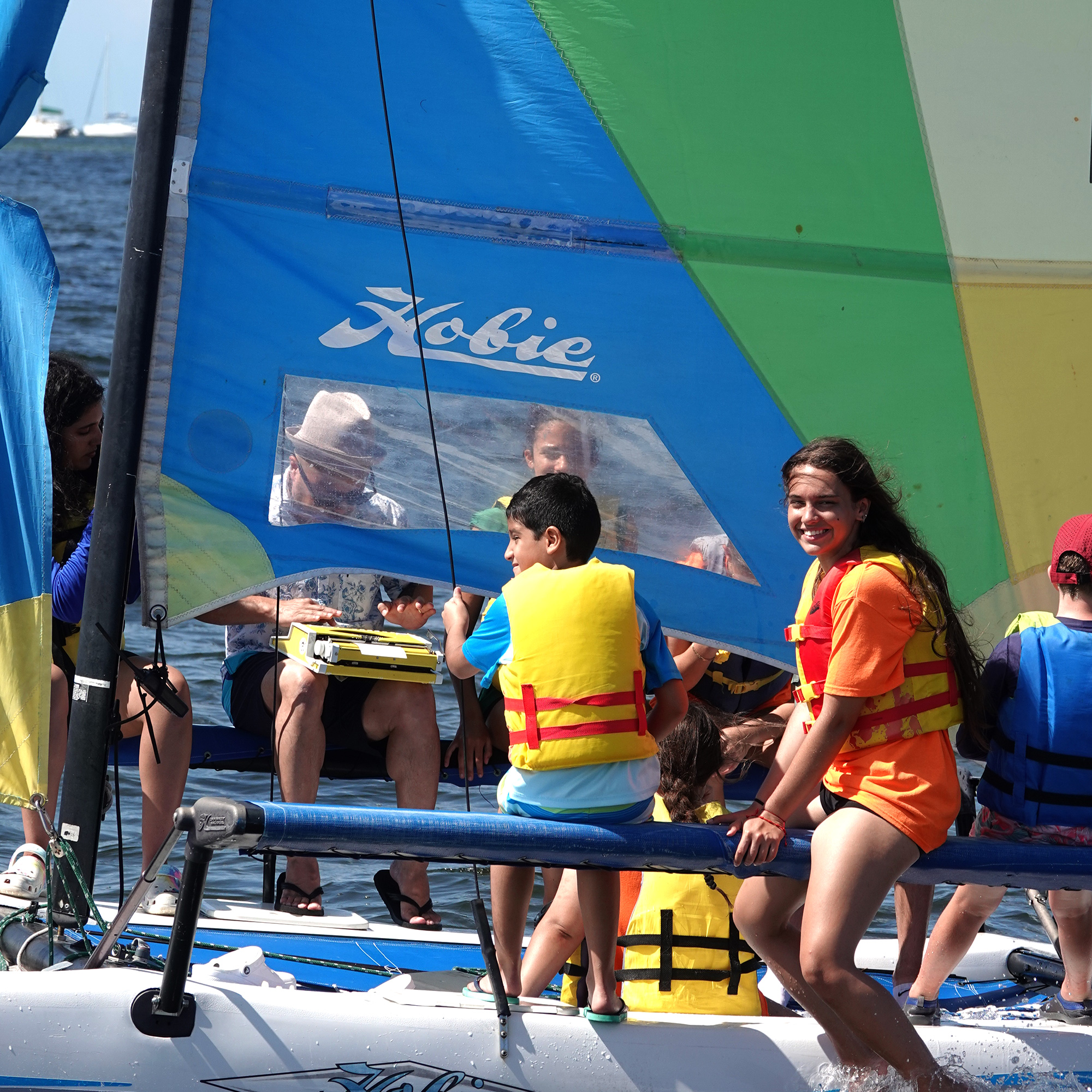 Summer camp Week 2 activity at Shake-A-Leg Miami on Biscayne Bay