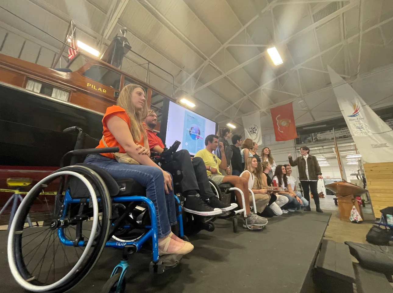 UM School of Architecture students designing accessible houseboats at Shake-A-Leg Miami