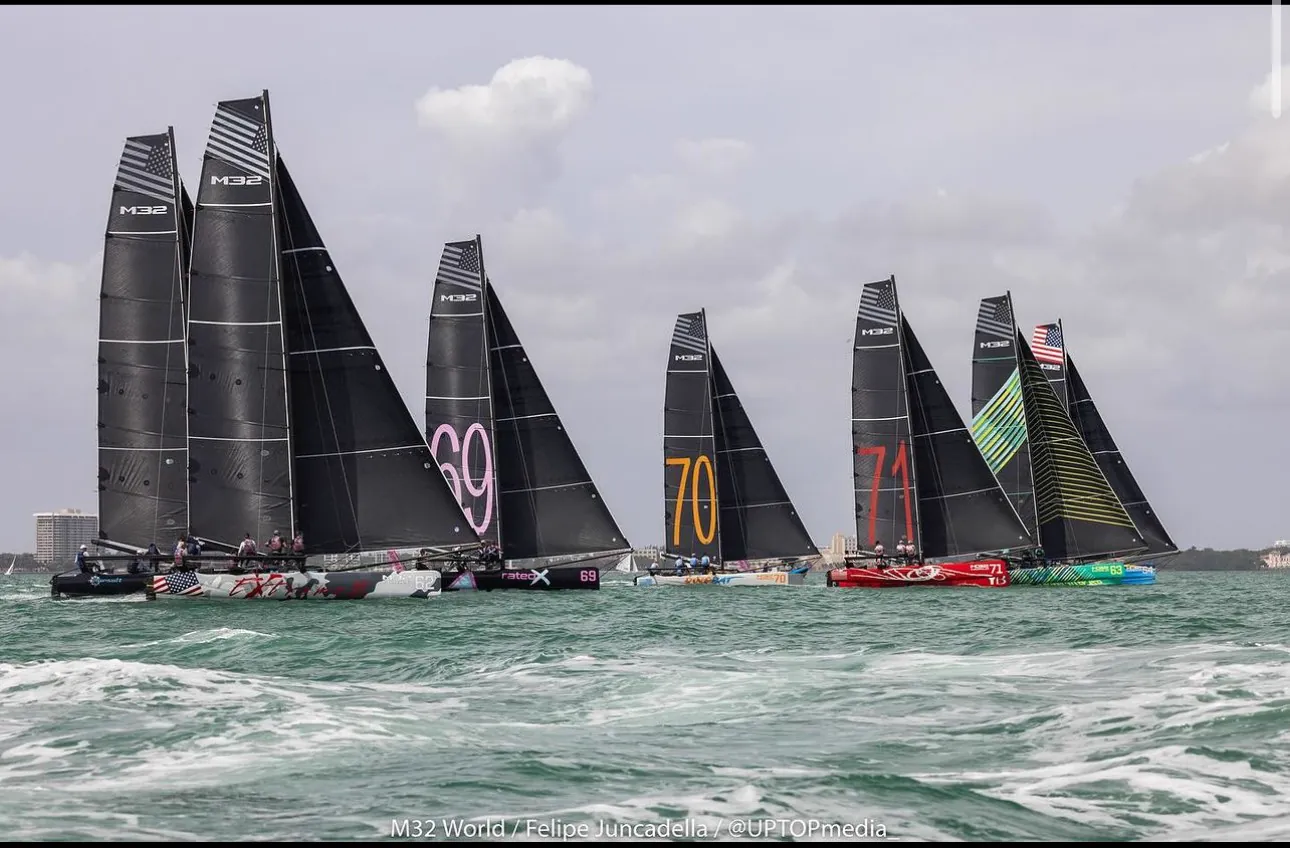 M32 Round of the Rivalry — adaptive sailing competition on Biscayne Bay at Shake-A-Leg Miami