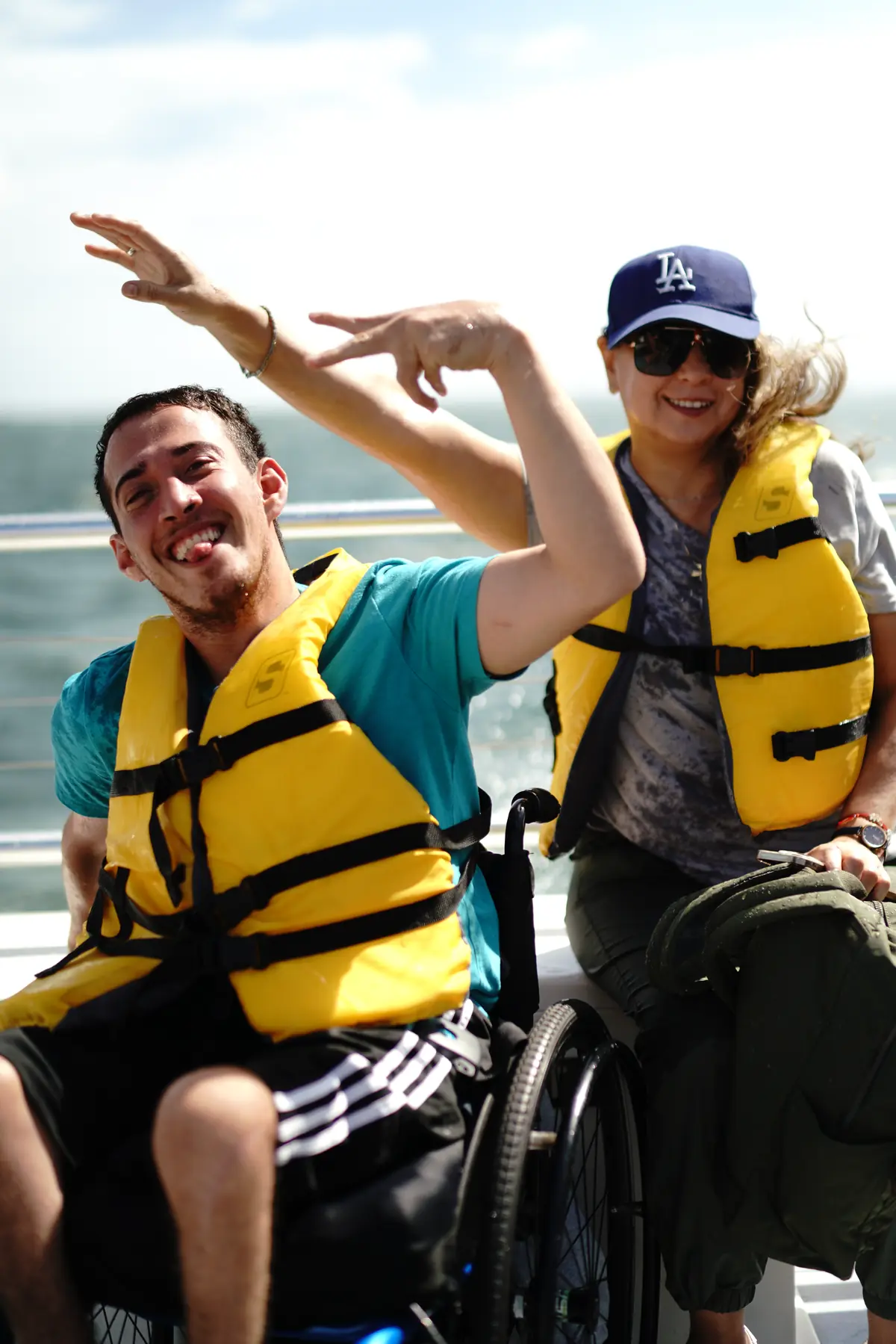 SALM Inclusive Bay Day participants enjoying inclusive water sports at Shake-A-Leg Miami