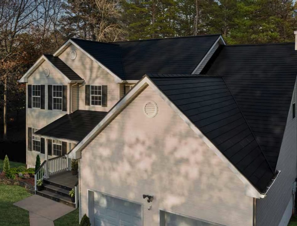 Metal roofing installation on a Greensboro NC residential property