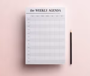 Weekly Agenda