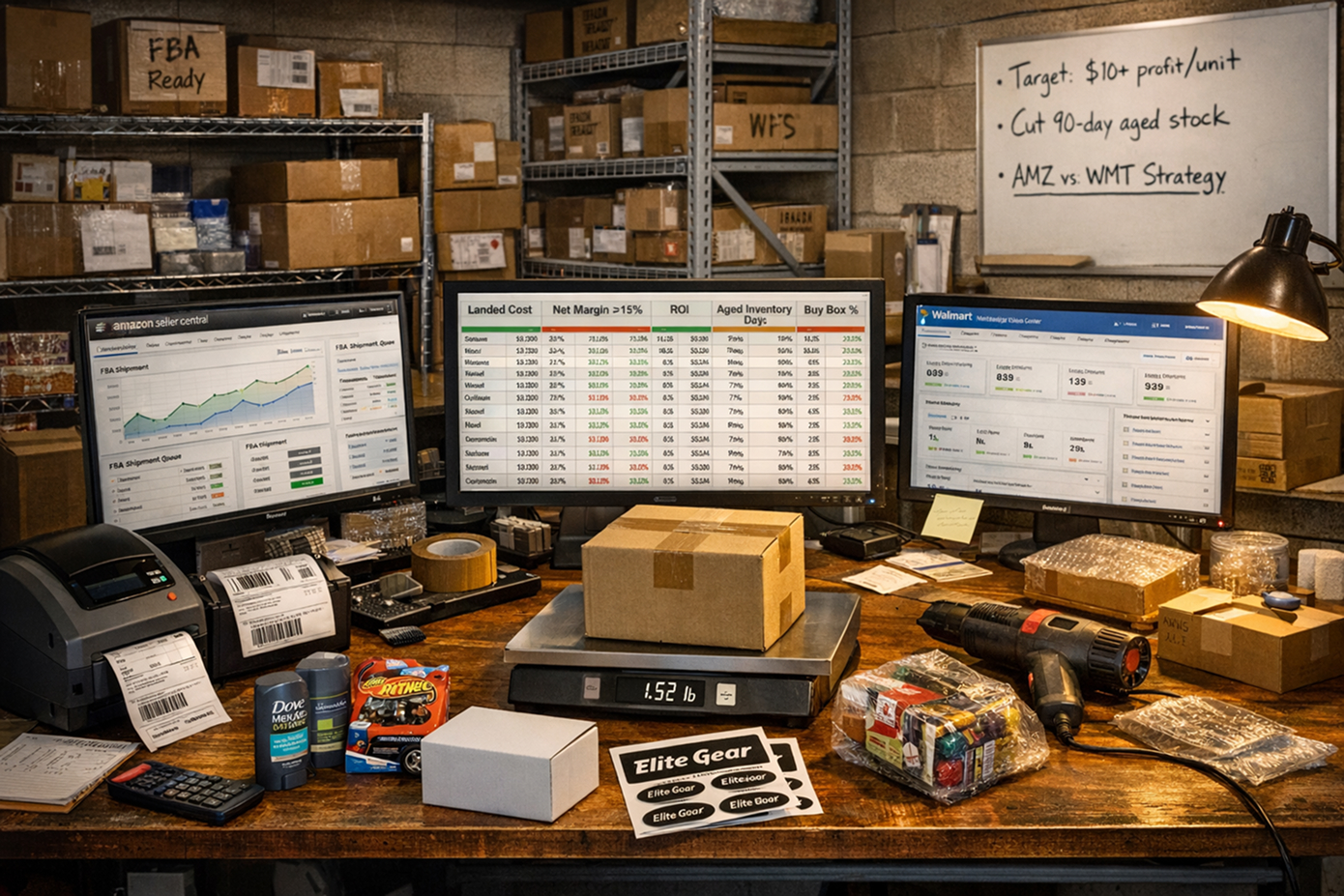 Sellify Resource Center featuring guides on Product Explorer, Account & Subscription management, Glossary of terms, Handling Errors, Walmart Extension, and Function Documentation.