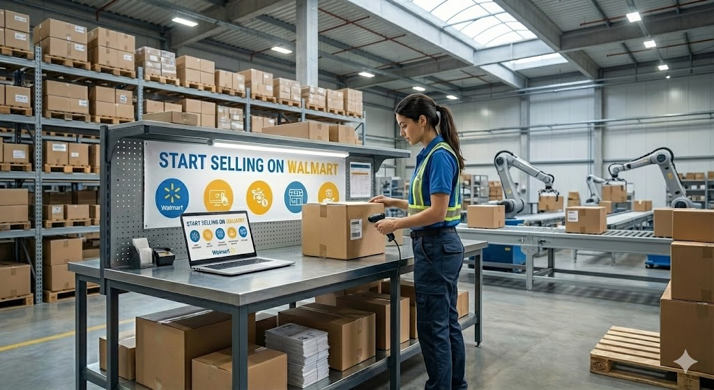 Sellify Resource Center featuring guides on Product Explorer, Account & Subscription management, Glossary of terms, Handling Errors, Walmart Extension, and Function Documentation.