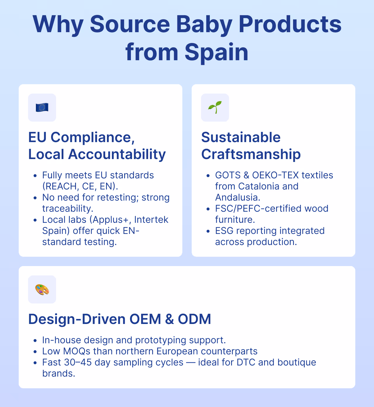 Why Source Baby Products from Spain