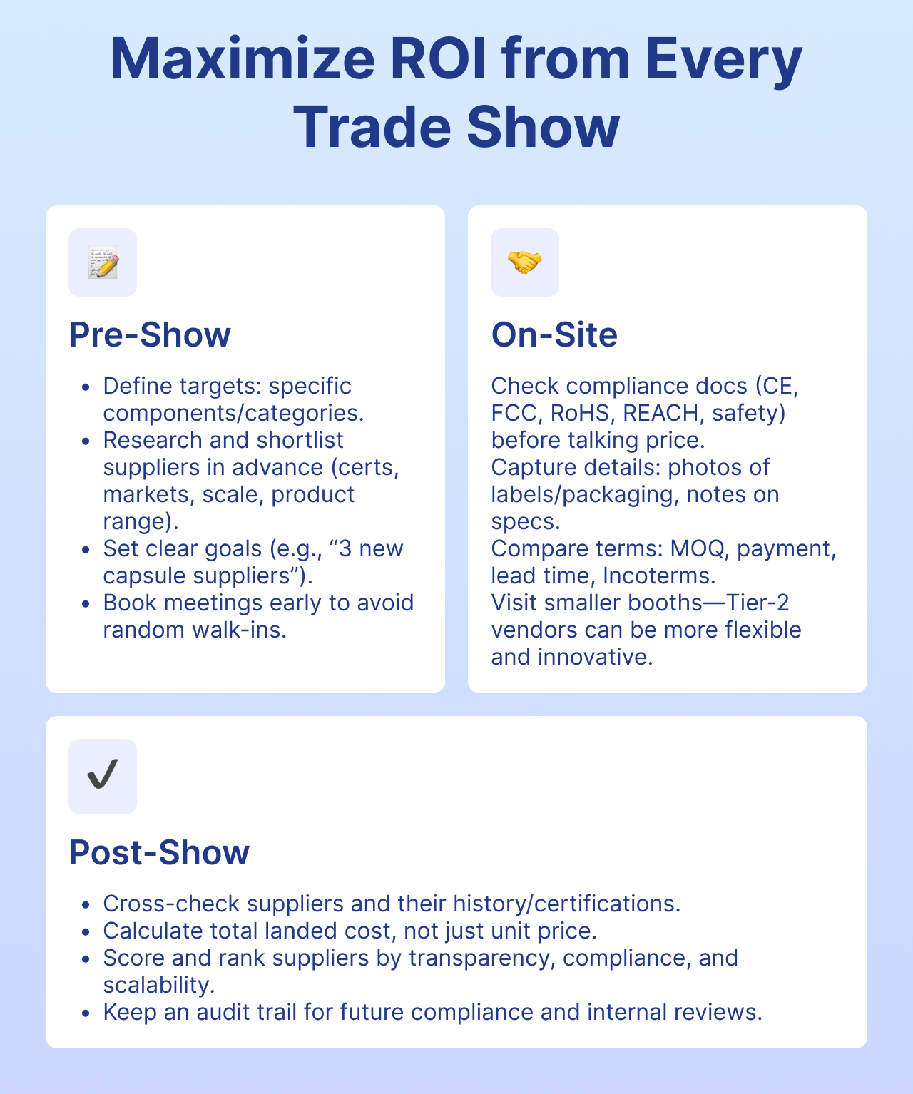Maximize ROI from Every Trade Show