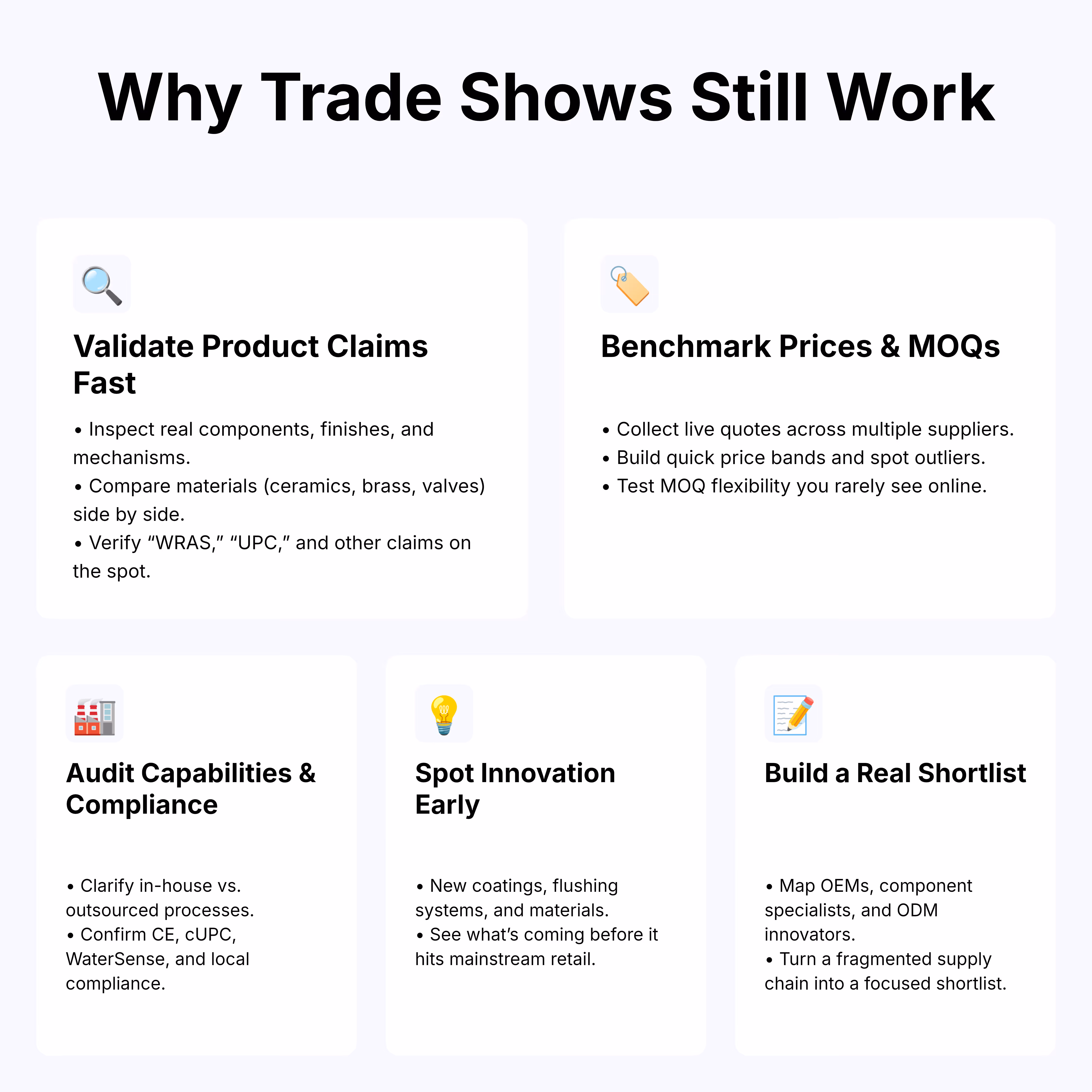 why going to trade show