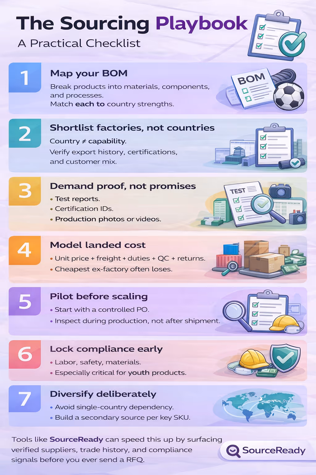 The Sourcing Playbook: A Practical Checklist