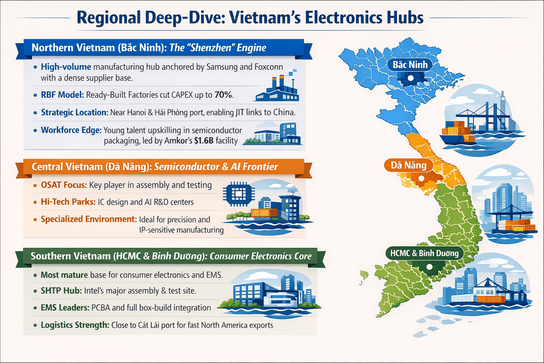Vietnam’s Electronics Hubs