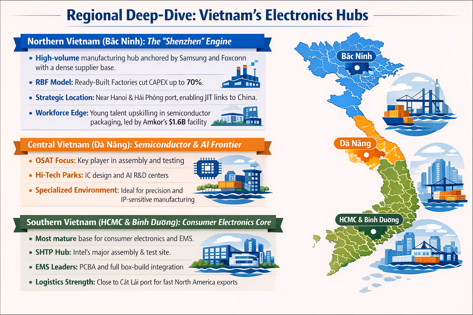 Vietnam’s Electronics Hubs