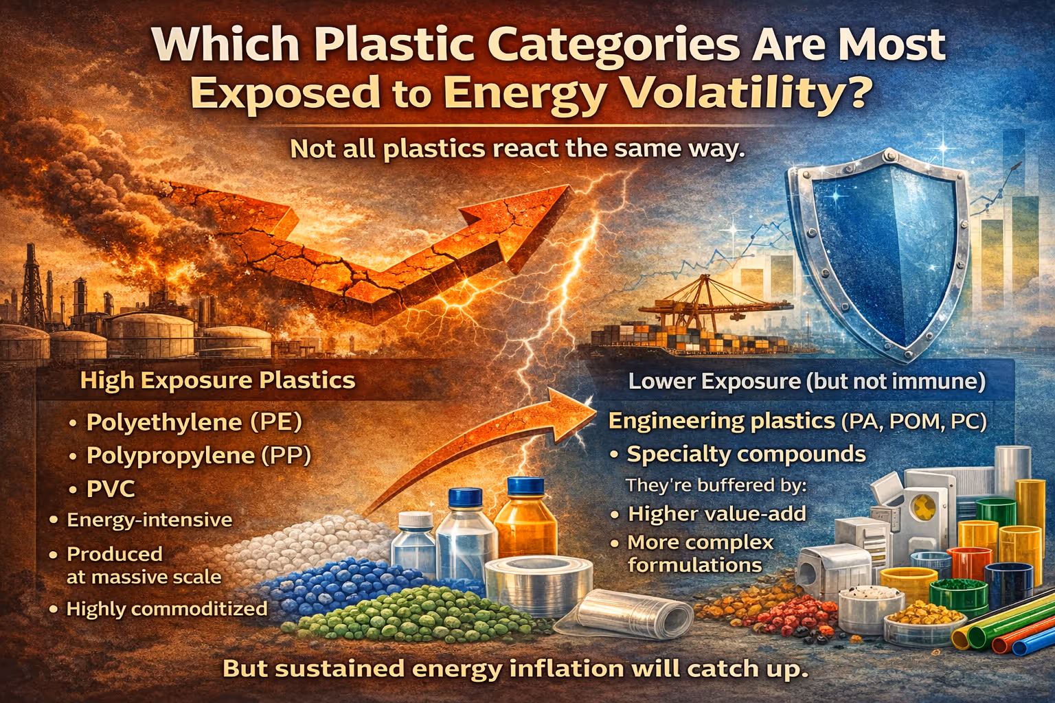 Which Plastic Categories Are Most Exposed to Energy Volatility?