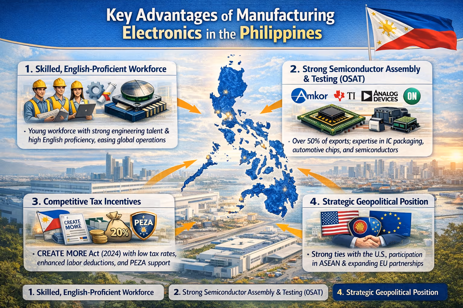 Key Advantages of Manufacturing Electronics in the Philippines