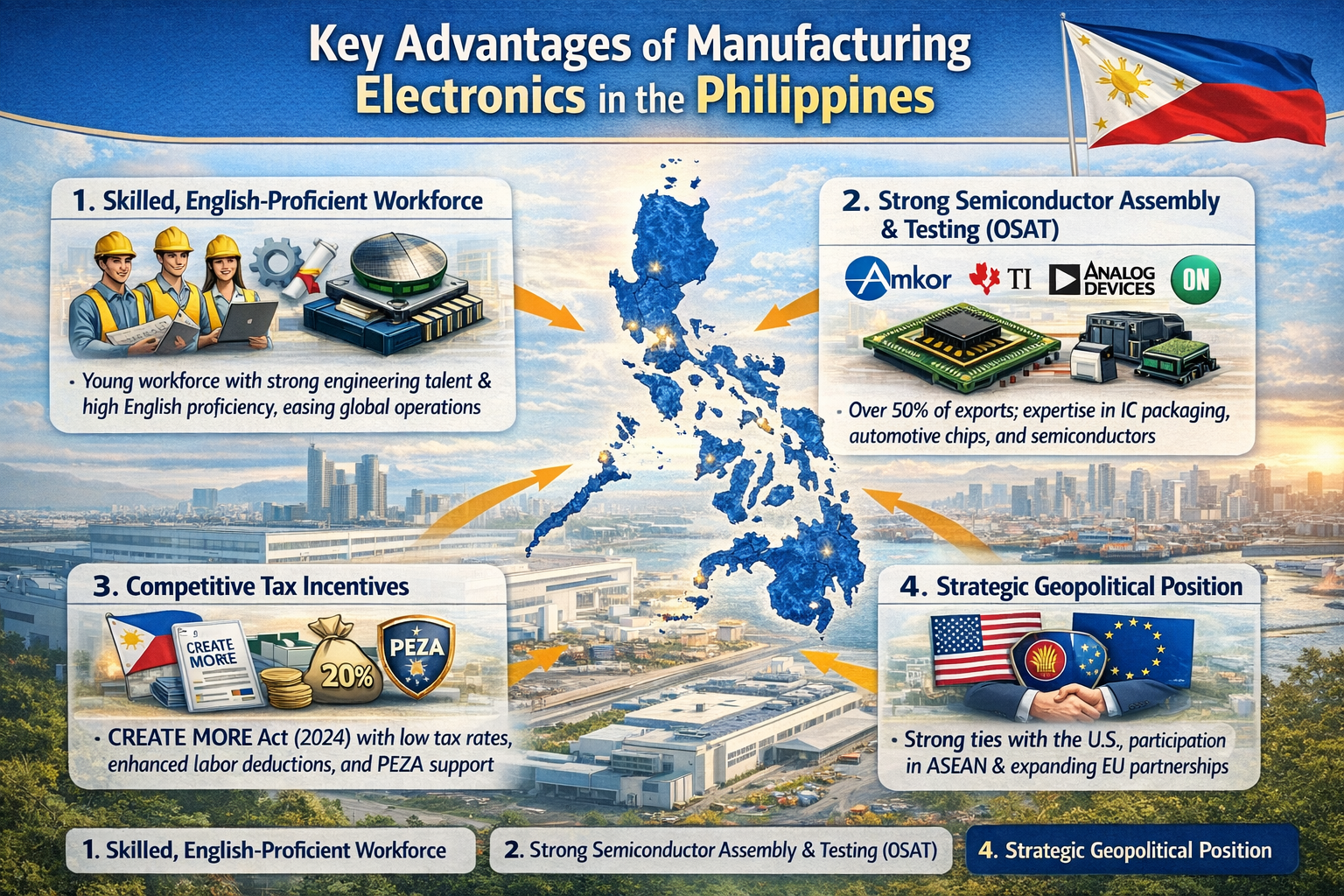 Key Advantages of Manufacturing Electronics in the Philippines